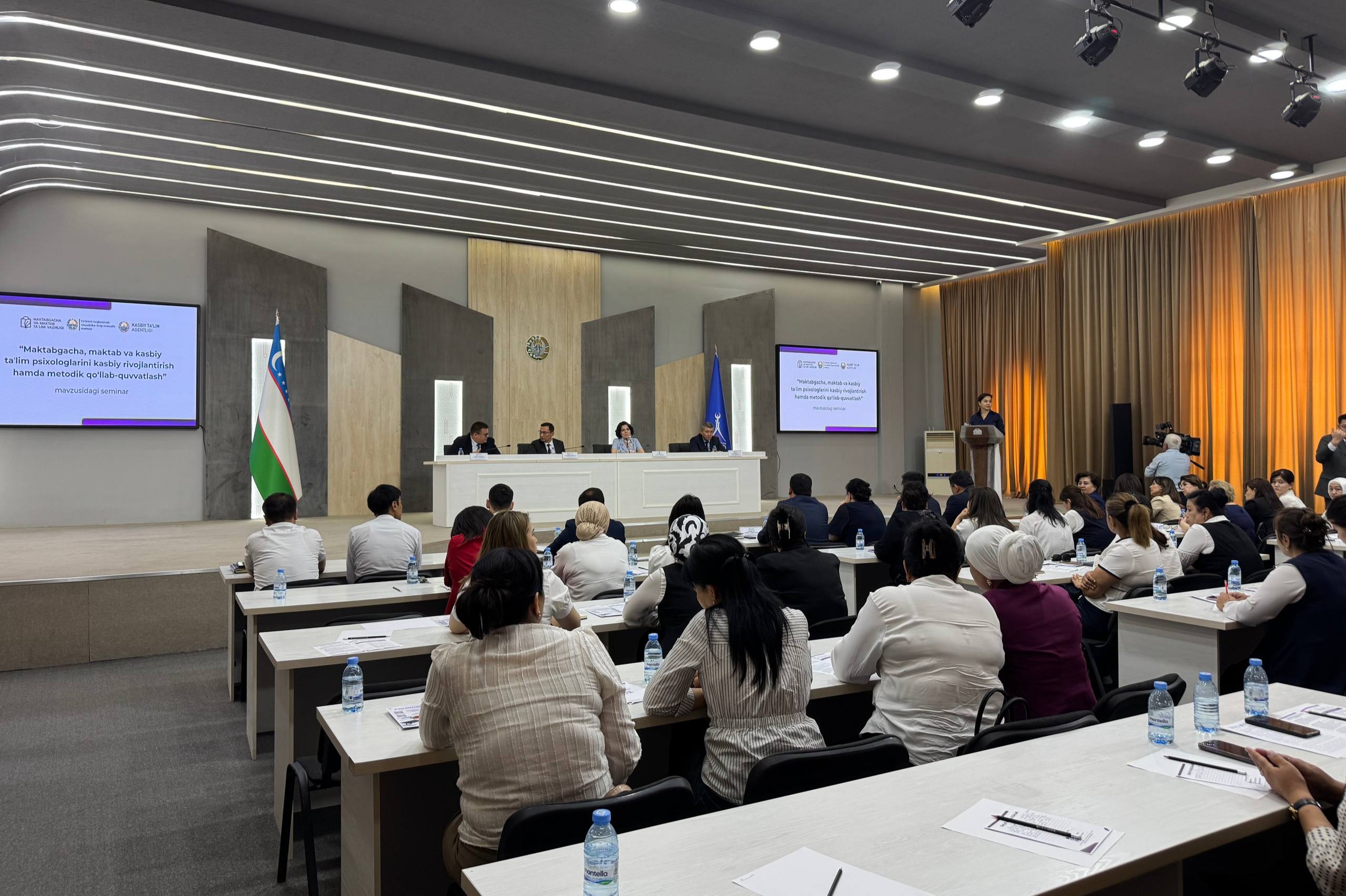 Maktabgacha, maktab va kasbiy ta’lim psixologlarini metodik qo‘llab-quvvatlash bo‘yicha respublika seminari o‘tkazildi