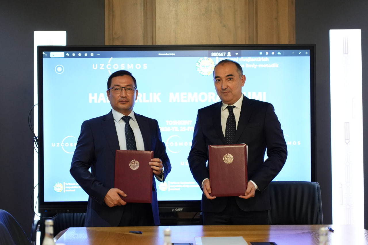 Kosmik tadqiqotlar va texnologiyalar agentligi bilan hamkorlik memorandumi imzolandi